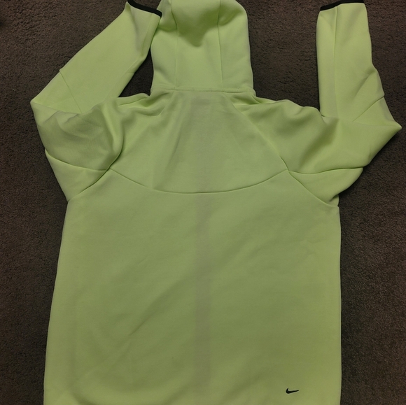 MEN'S NIKE TECH FULL-ZIP FLEECE WINDRUNNER Mens Size XL Lemon Twist HV0949-736 - Picture 8 of 10